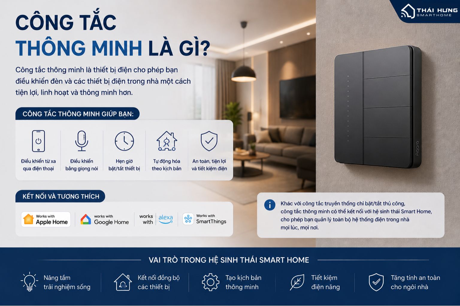 Công tắc thông minh là gì?