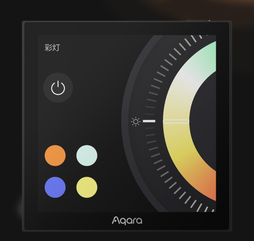 In Stock Aqara Smart Scene Panel Switch S1 3.95 inch Touch Screen APP Siri Voice Control Work Apple HomeKit