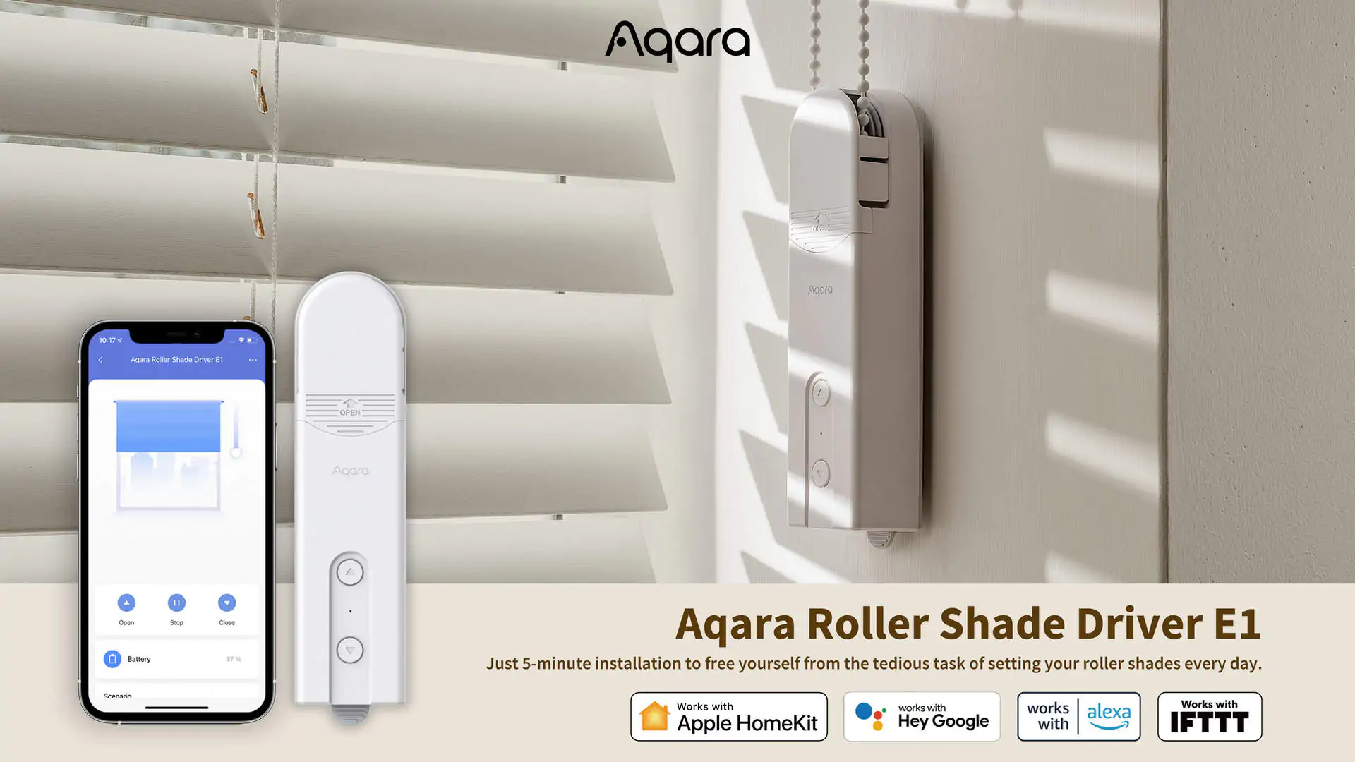 Aqara Roller Shade Driver E1