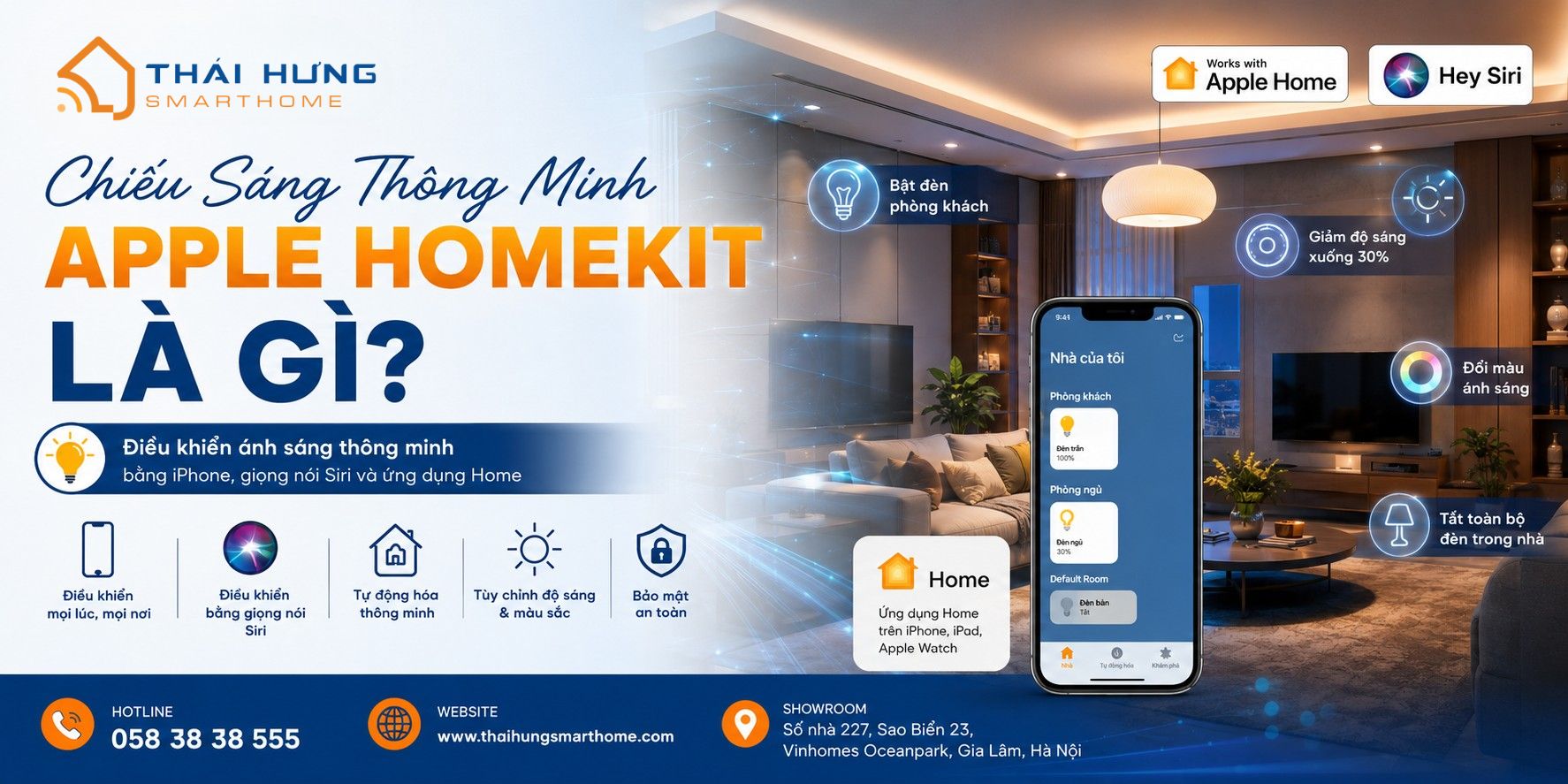 Chiếu sáng thông minh Apple Homekit là gì?