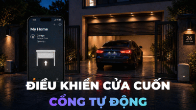 Điều khiển cửa cuốn, cộng tự động thông minh