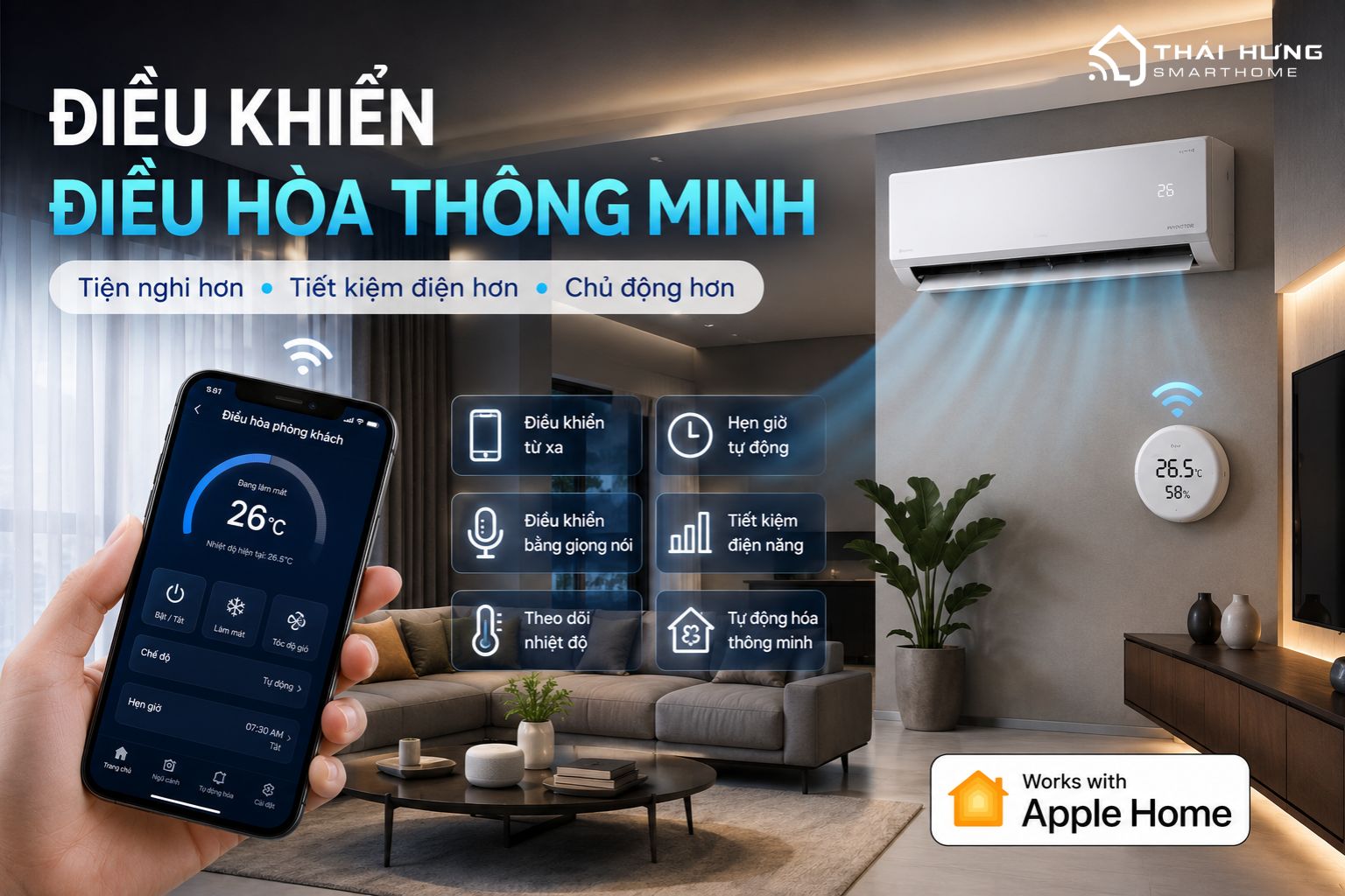 Điều khiển điều hòa thông minh