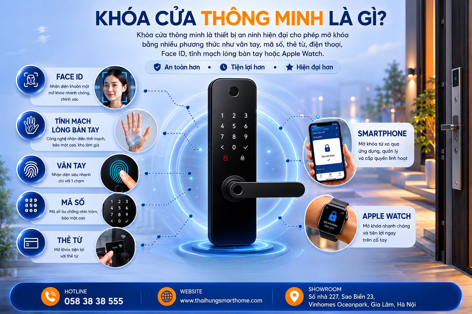 Khóa cửa thông minh là gì?