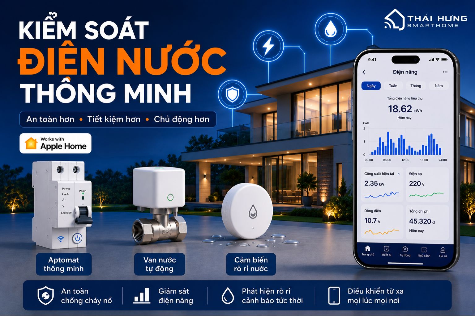 Giải pháp tiết kiệm điện nước