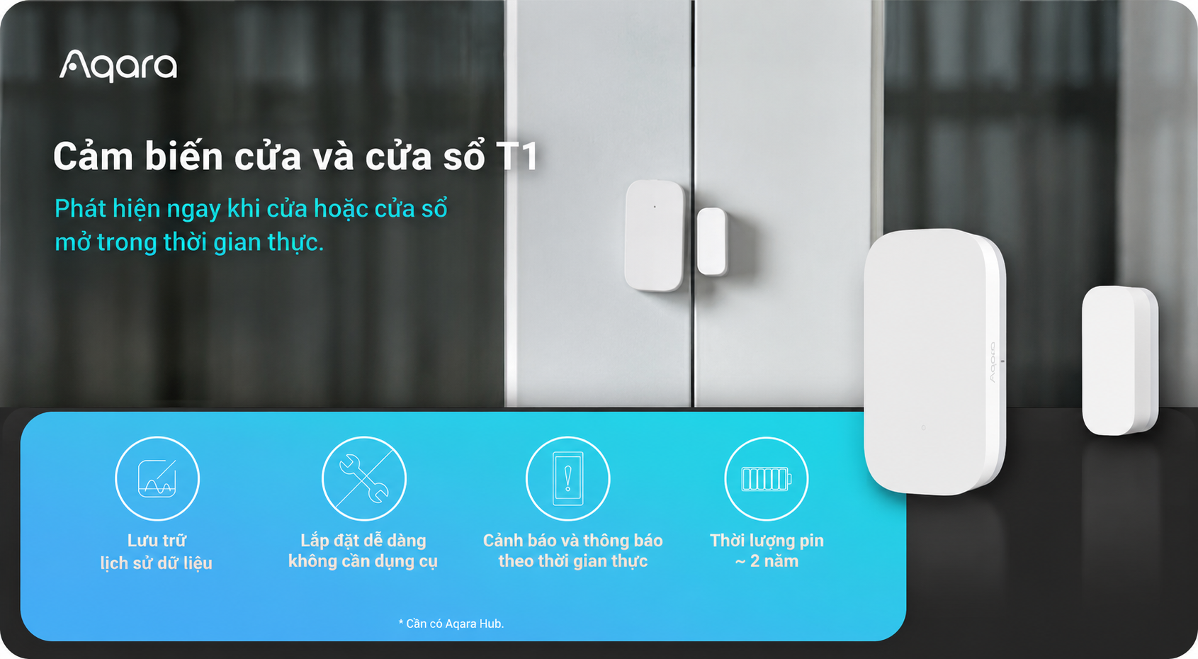 Cảm biến cửa thông minh Aqara T1