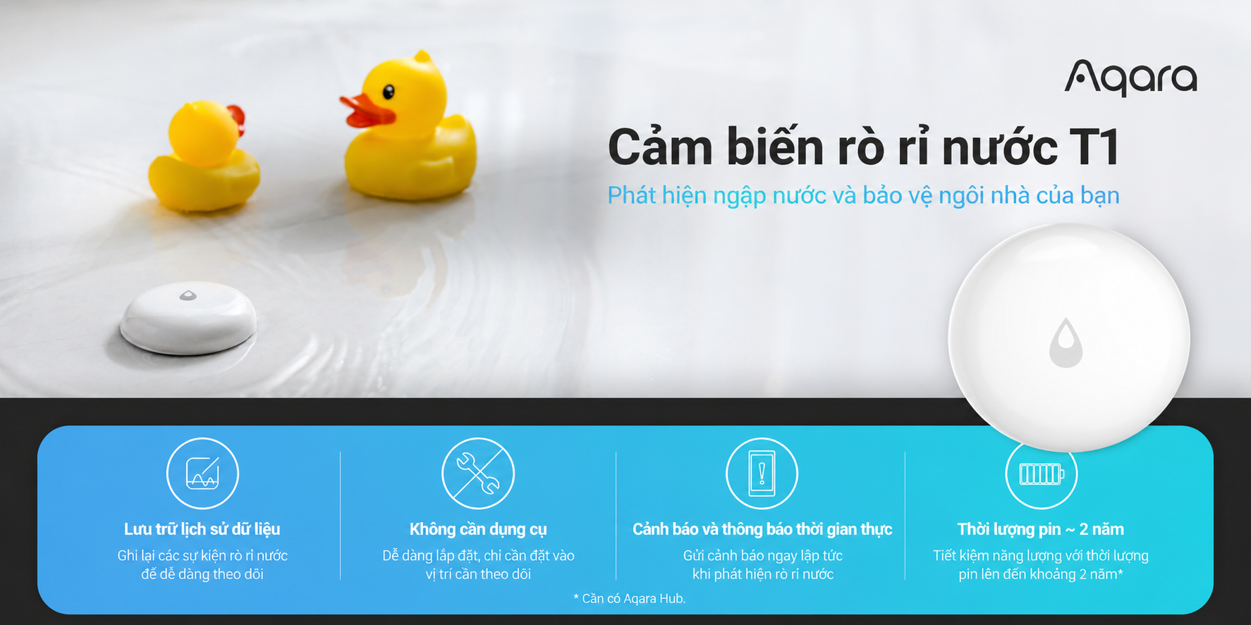 Cảm biến rò rỉ nước Aqara T1