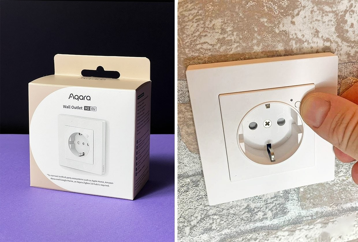 Ổ cắm âm tường Aqara Outlet H2