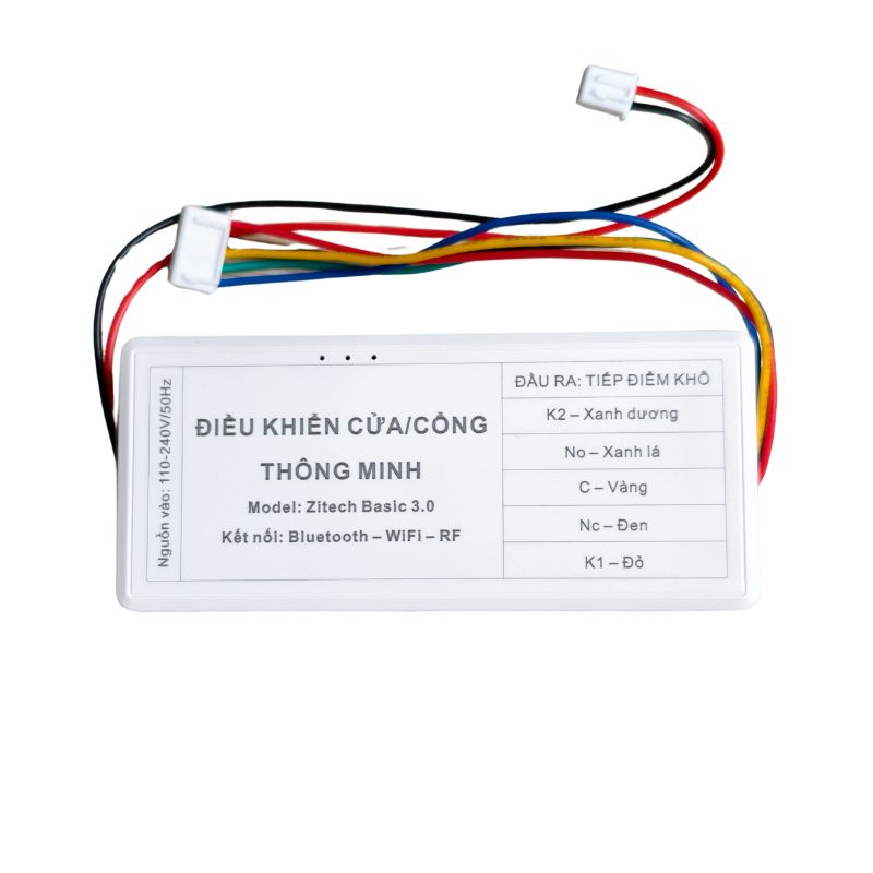 Điều khiển cửa cuốn Zitech 3.0 Wifi Bluetooth RF
