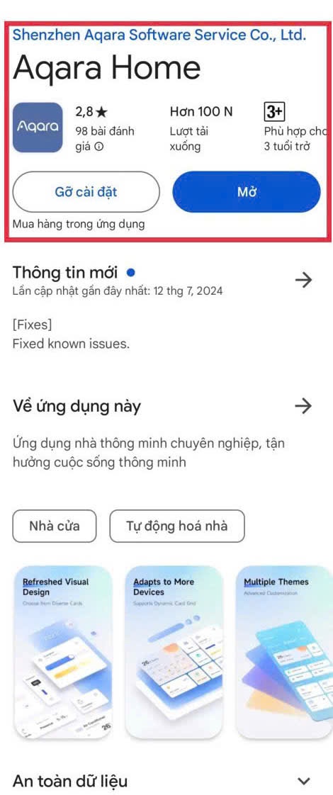 Hướng dẫn cài đặt Khóa thông minh Aqara D100