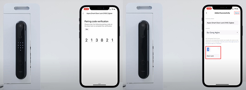 Hướng dẫn cài đặt Khóa thông minh Aqara D100