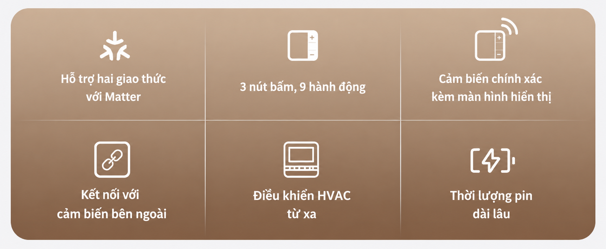 Cảm biến nhiệt độ và độ ẩm Aqara W100
