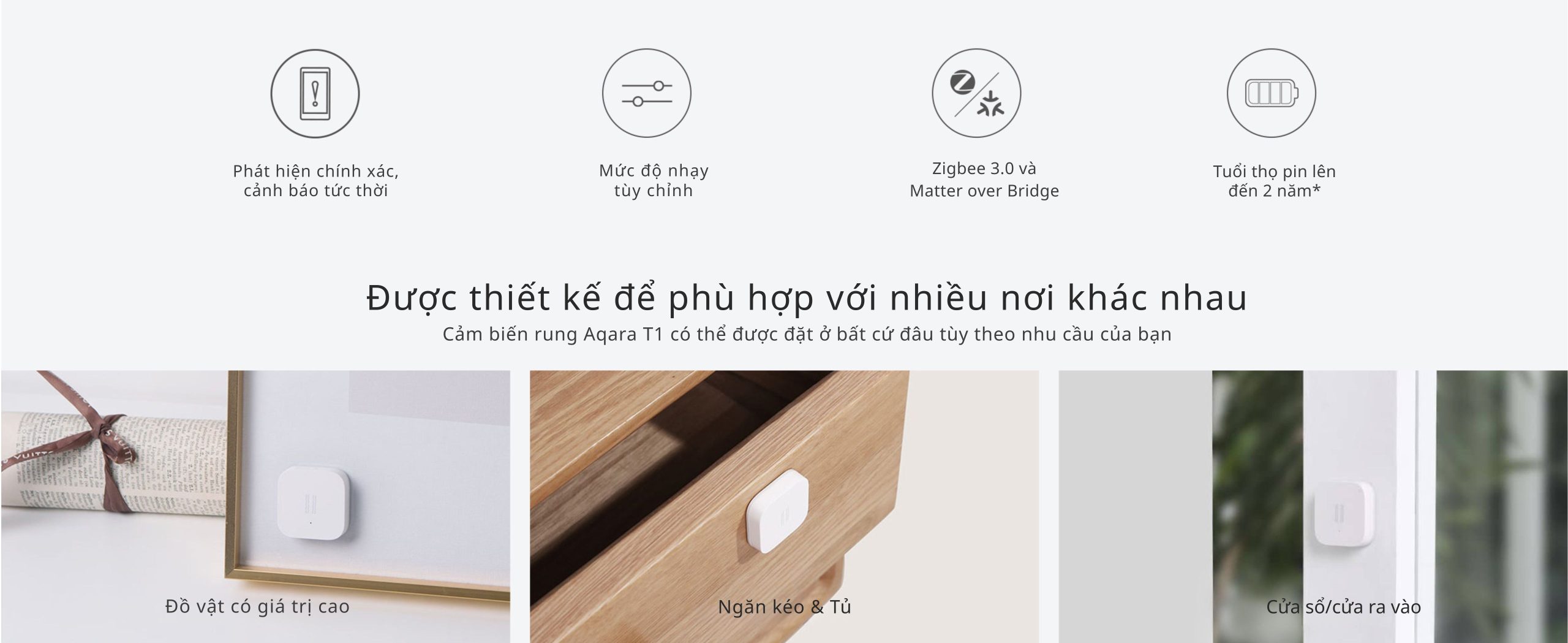 Cảm biến rung Aqara T1