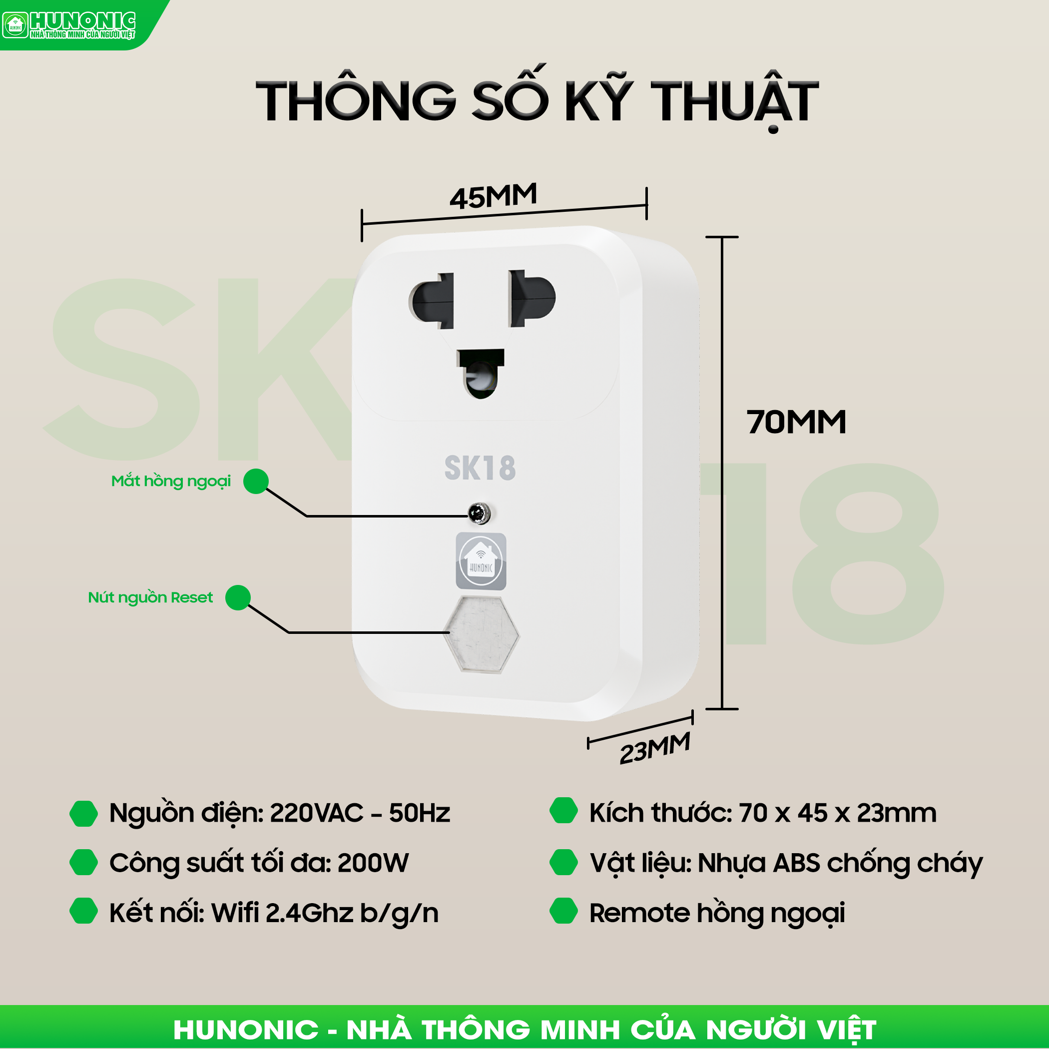 Hunonic SK18