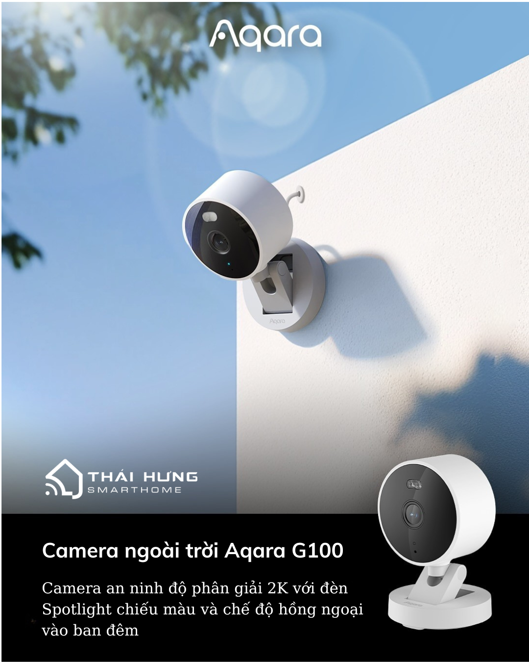 Camera ngoài trời Aqara G100