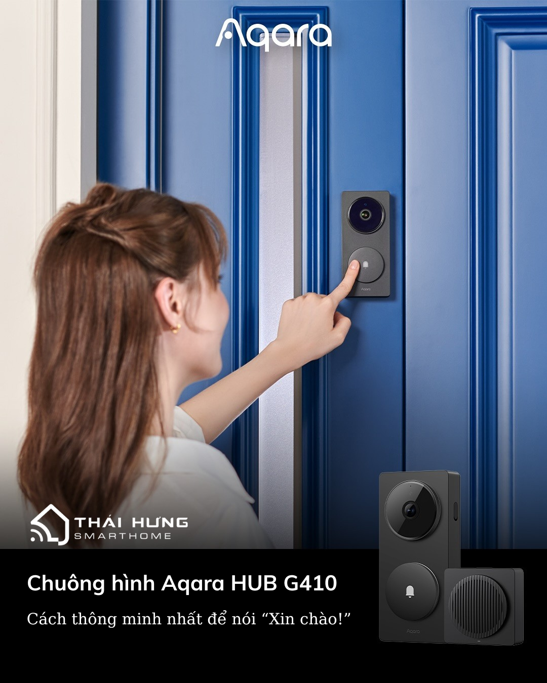 Chuông cửa kiêm Hub Aqara G410