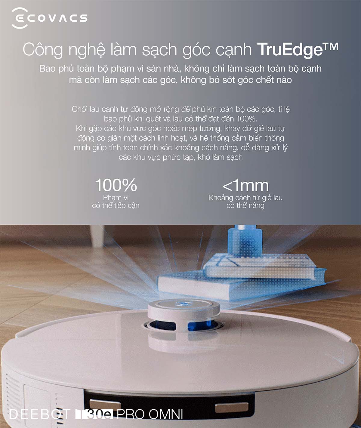 Ecovacs Deebot T30e Pro Omni