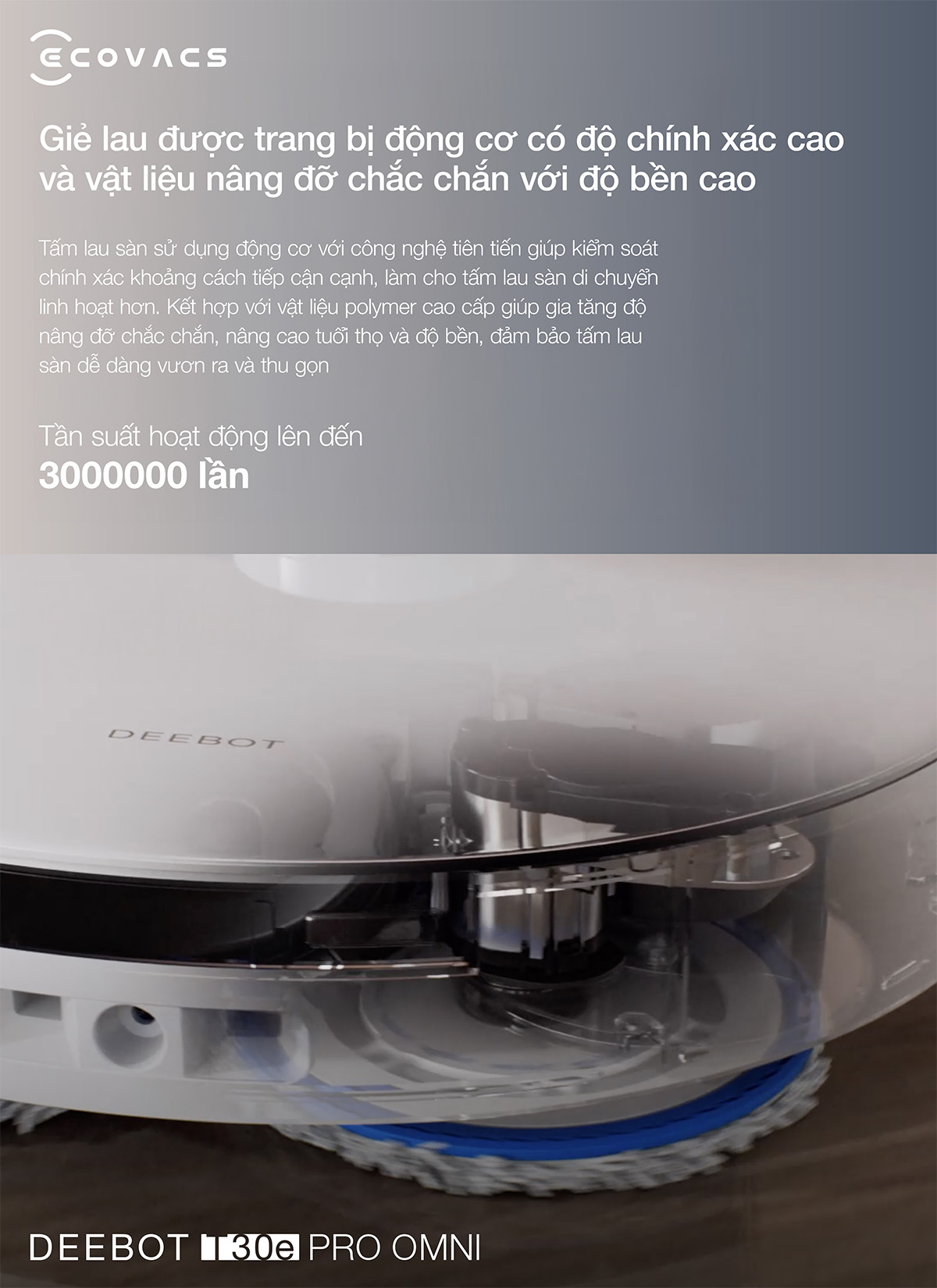 Ecovacs Deebot T30e Pro Omni