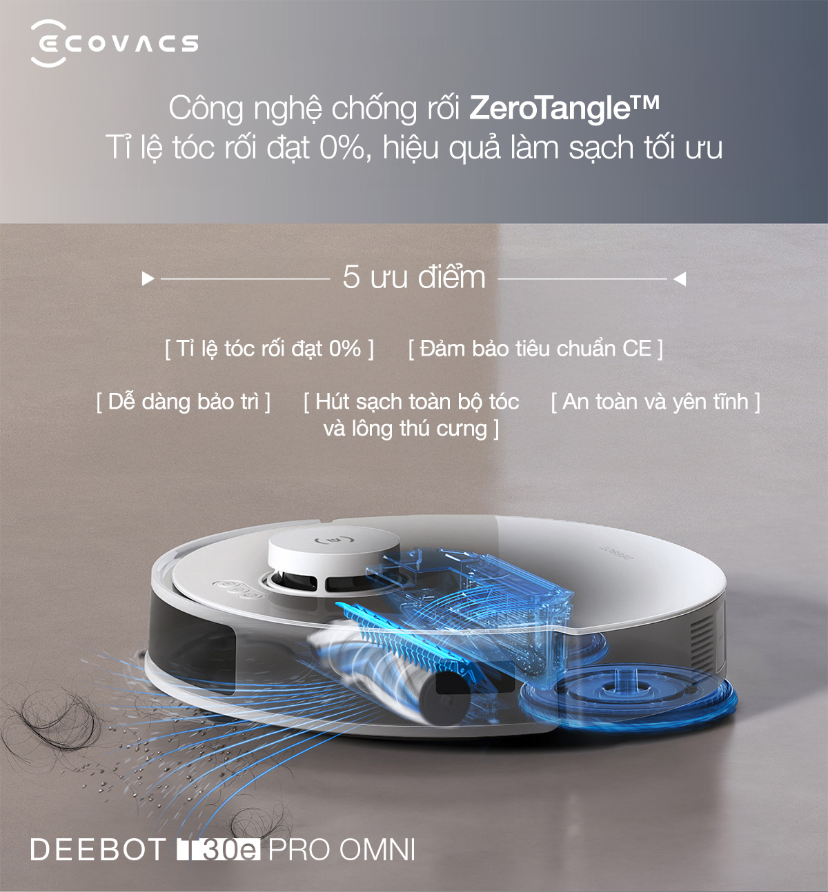 Ecovacs Deebot T30e Pro Omni