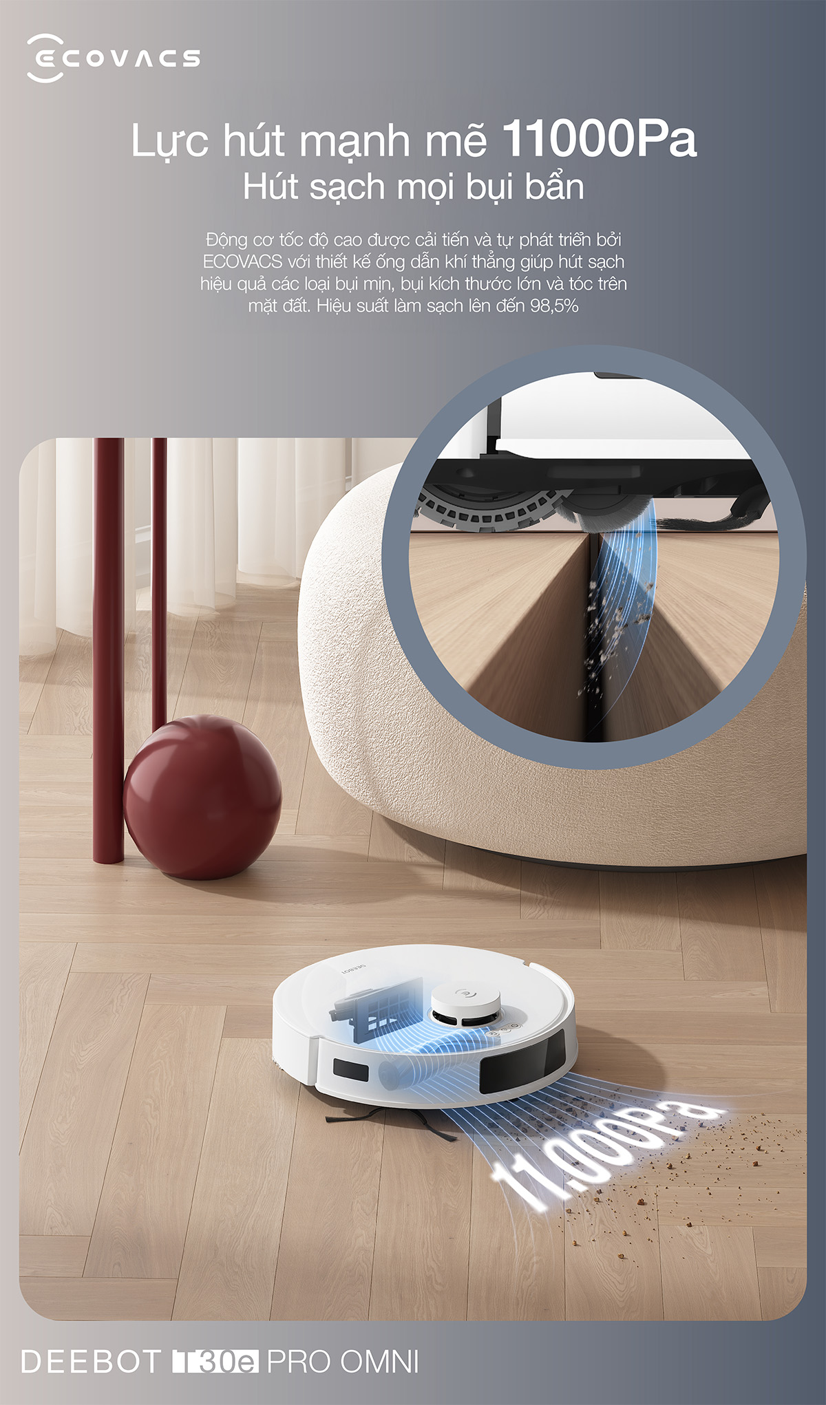 Ecovacs Deebot T30e Pro Omni