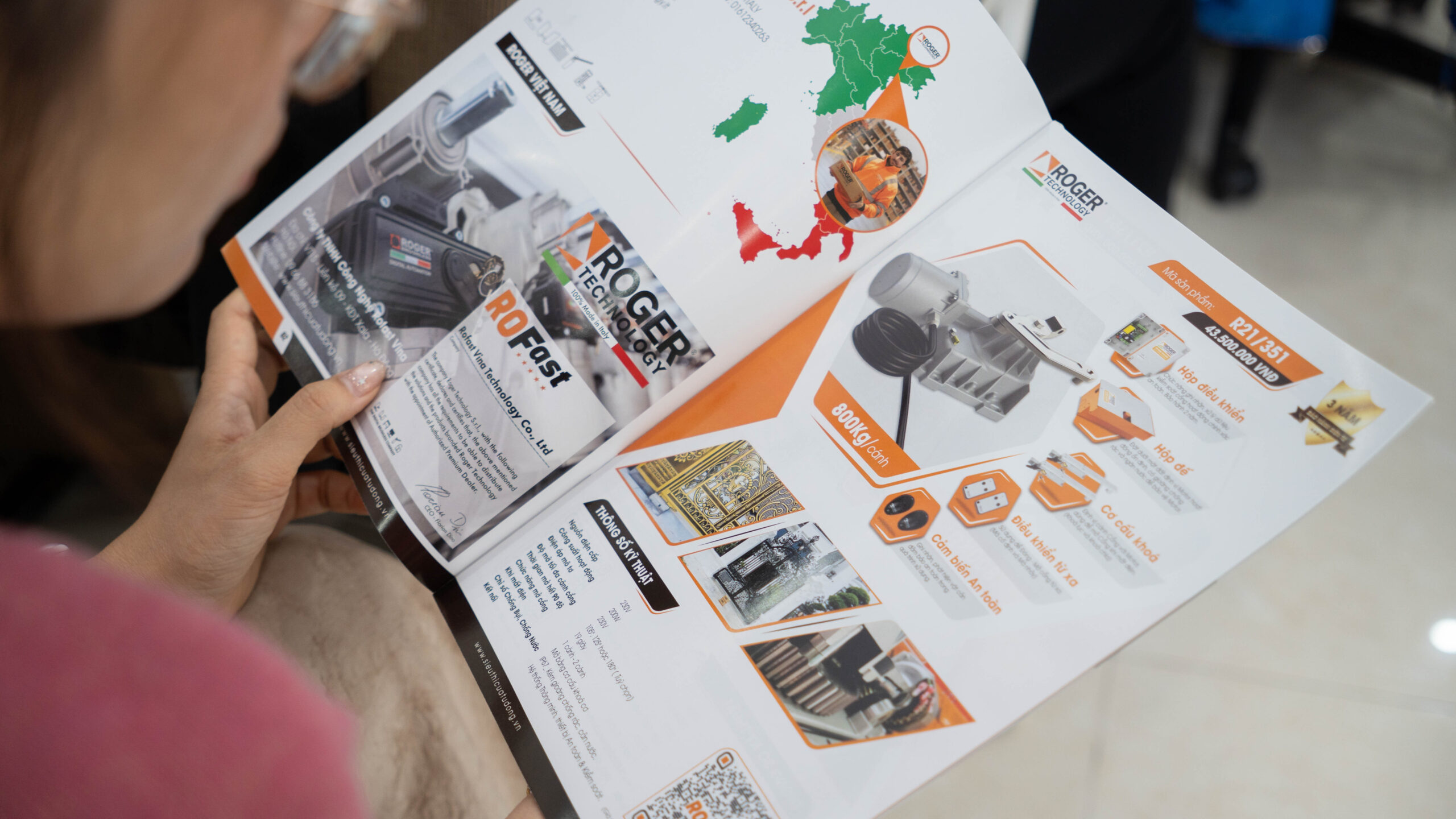 Buổi đào tạo sản phẩm Cổng tự động Roger