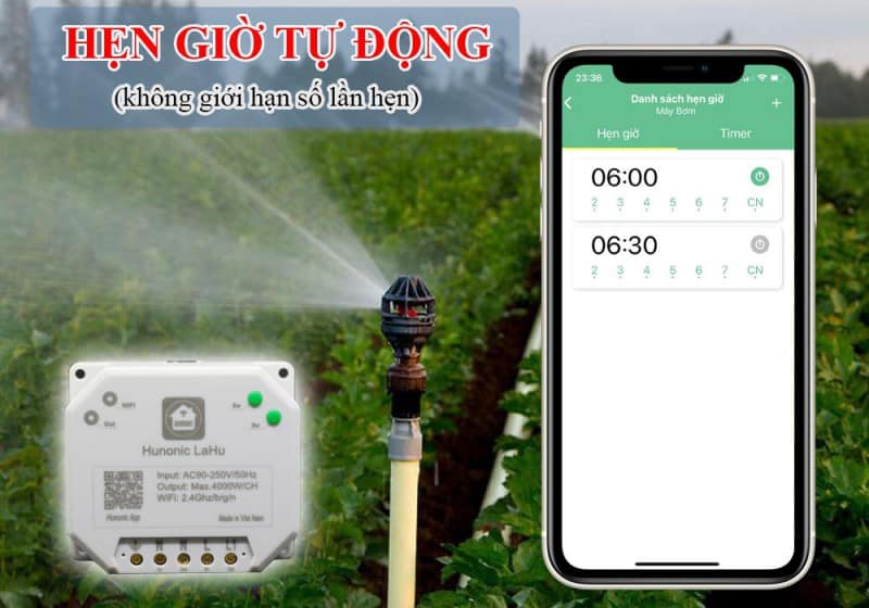 Công tắc thông minh Hunonic Lahu 4 kênh