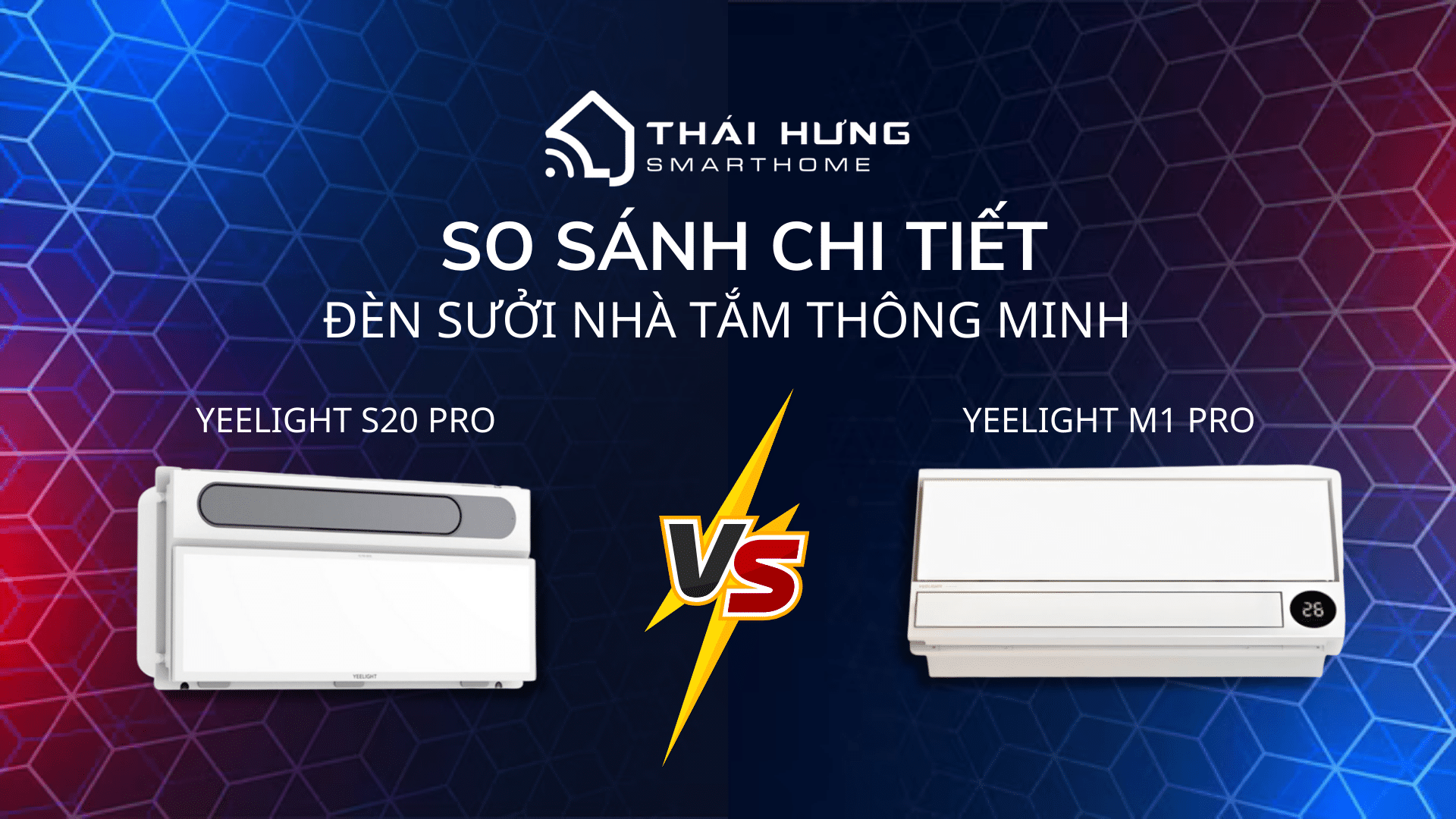 So sánh đèn sưởi nhà tắm Yeelight