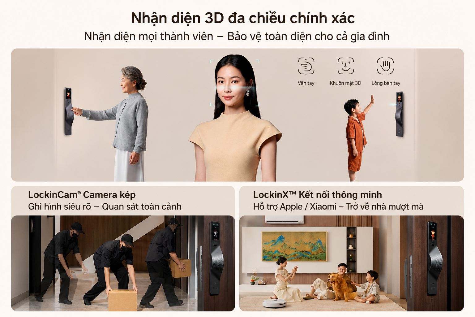 Khóa thông minh Lockin V7 Max