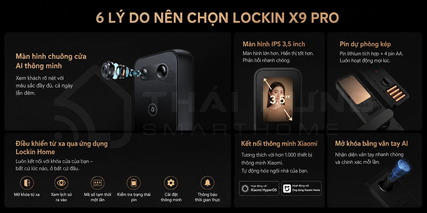 Khóa thông minh Lockin X9 Pro