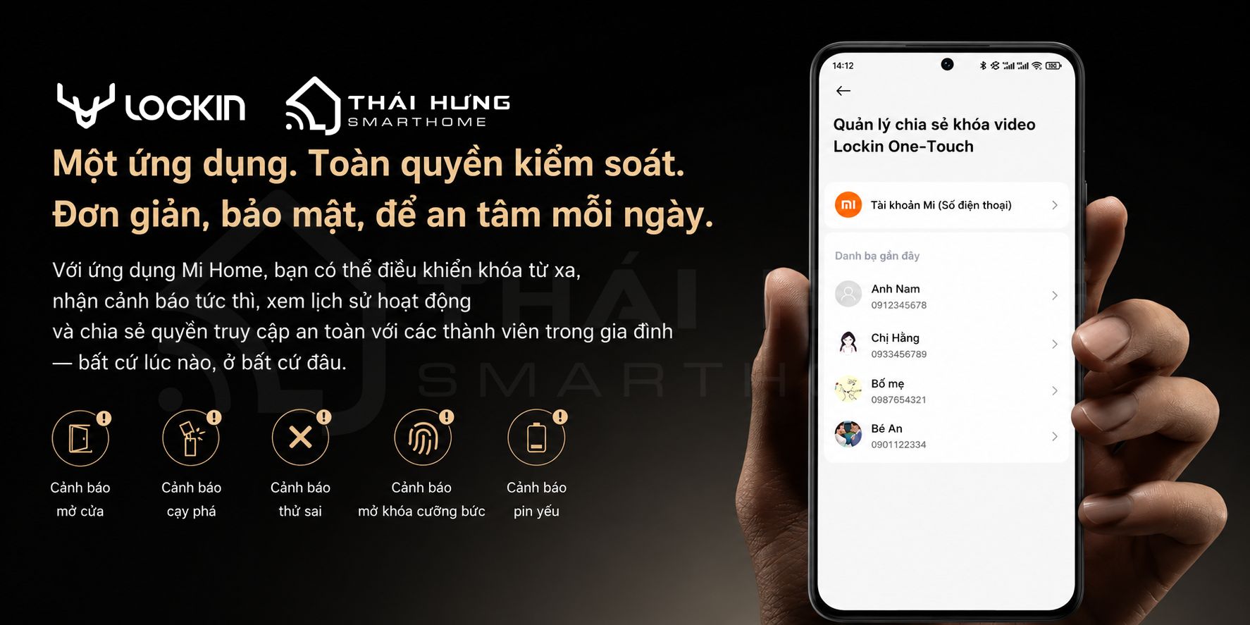 Khóa thông minh Lockin X9 Pro