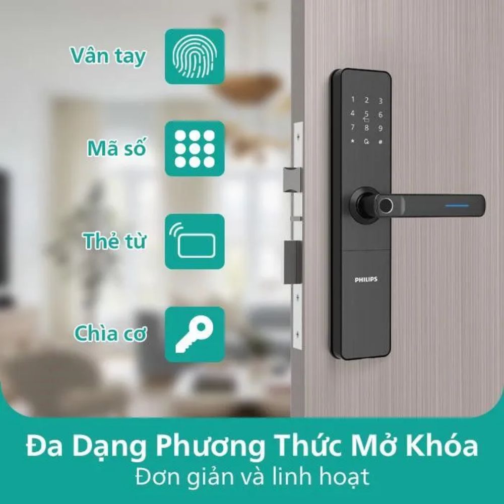So Sánh Khóa Philips DDL615 Và DDL609