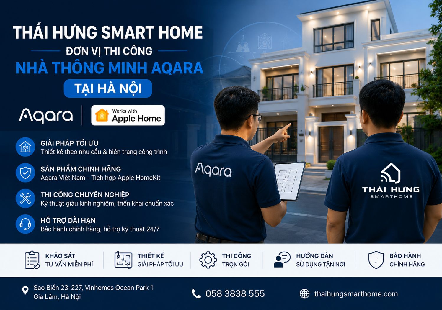 Thái Hưng Smart Home - Đơn vị thi công Aqara Smart Home Uy tín