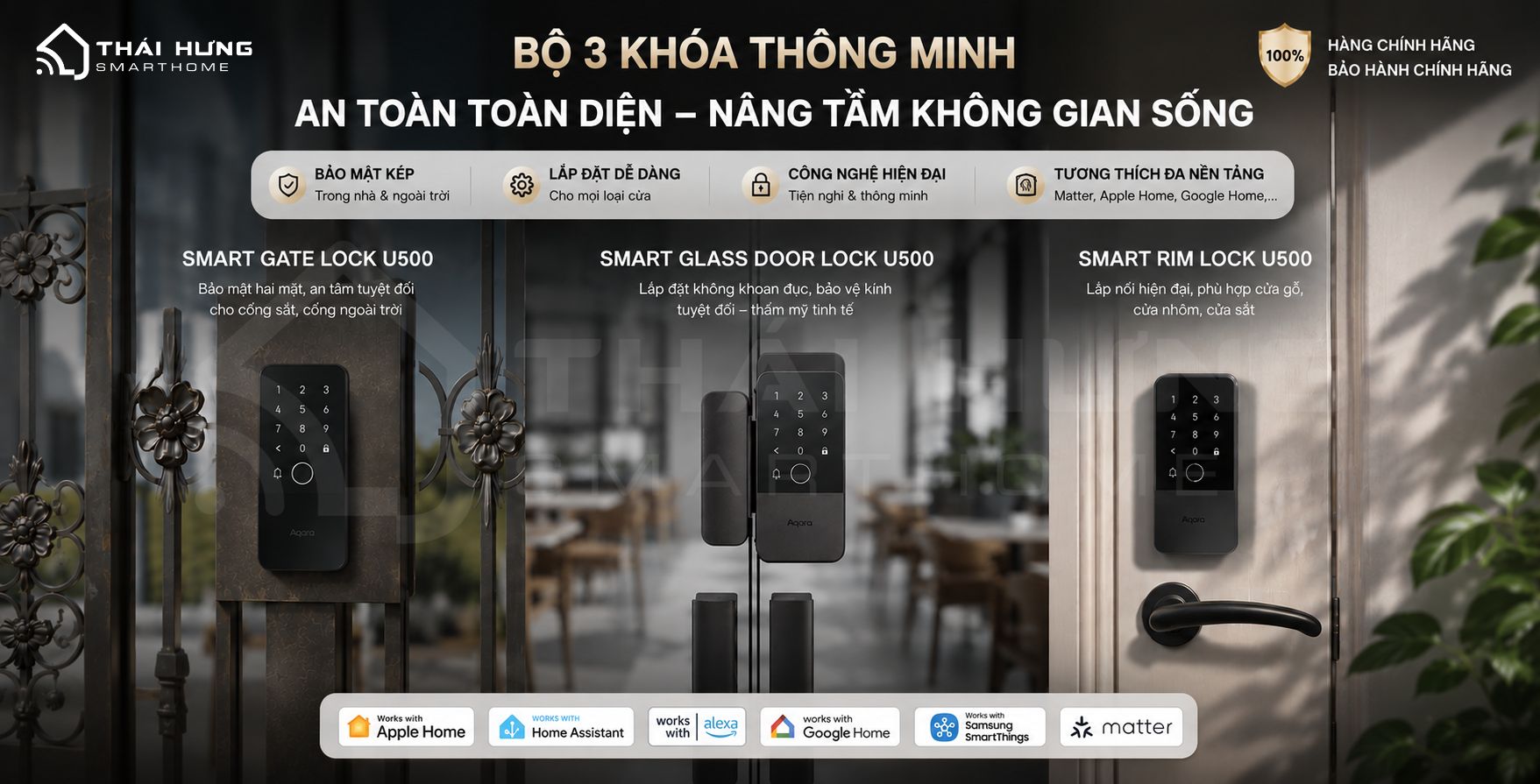 Khóa thông minh Aqara U500