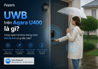 Aqara U400 mang công nghệ UWB lên khóa thông minh