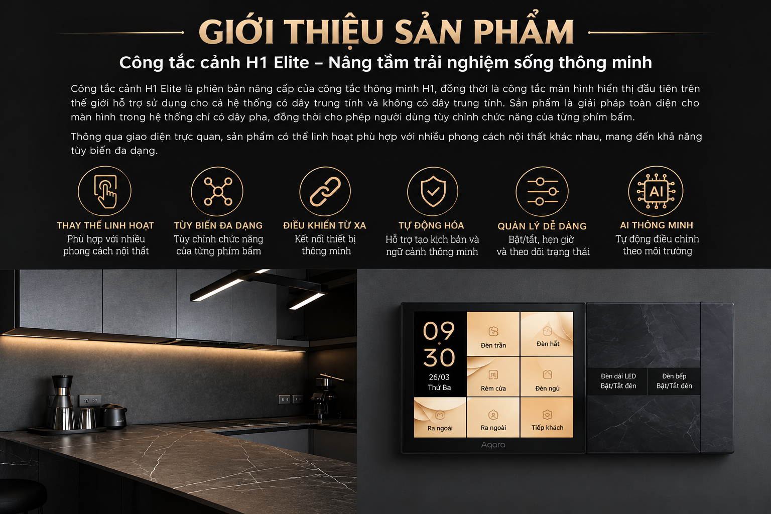 Công tắc Aqara H1 Elite