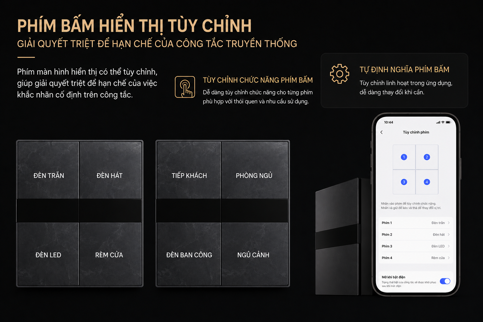 Công tắc Aqara H1 Elite