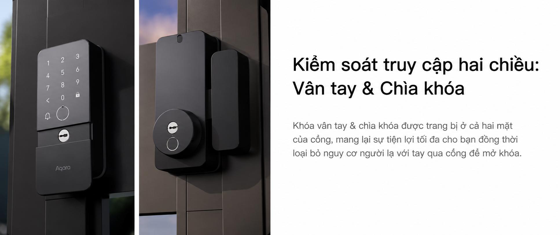 Aqara U500 kiểm soát truy cập 2 chiều