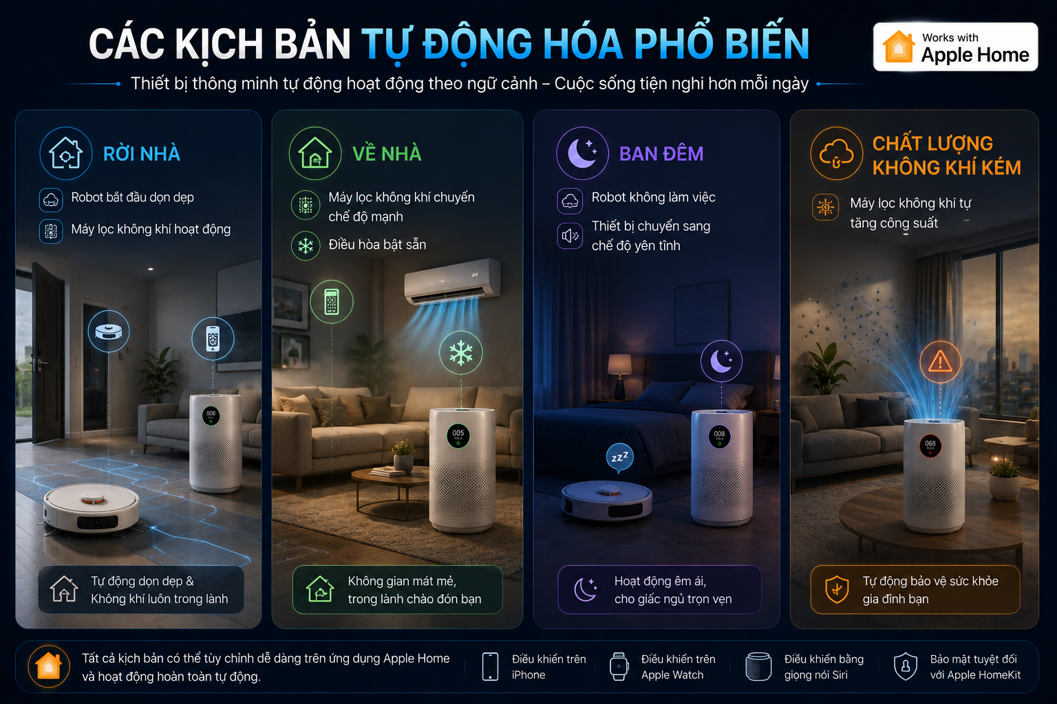 Các kịch bản tự động thông minh
