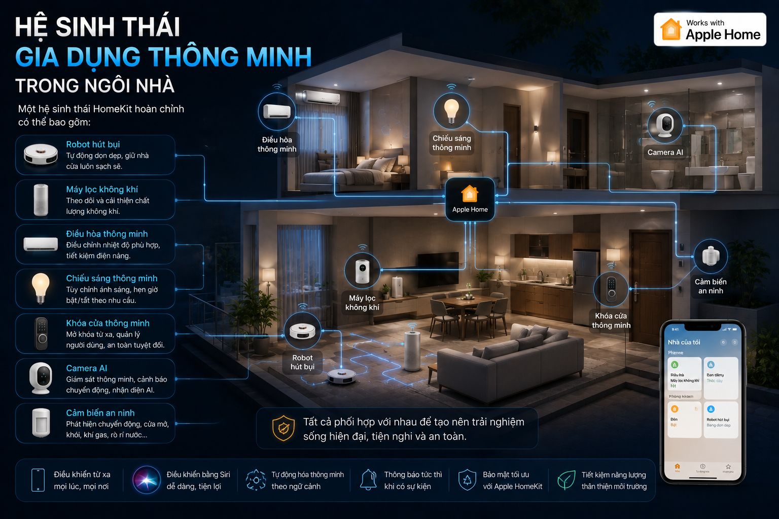 hệ sinh thái thiết bị gia dụng thông minh