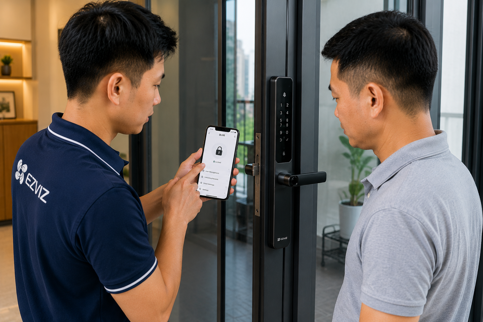 Hướng dẫn sử dụng Khóa thông minh Ezviz DL06