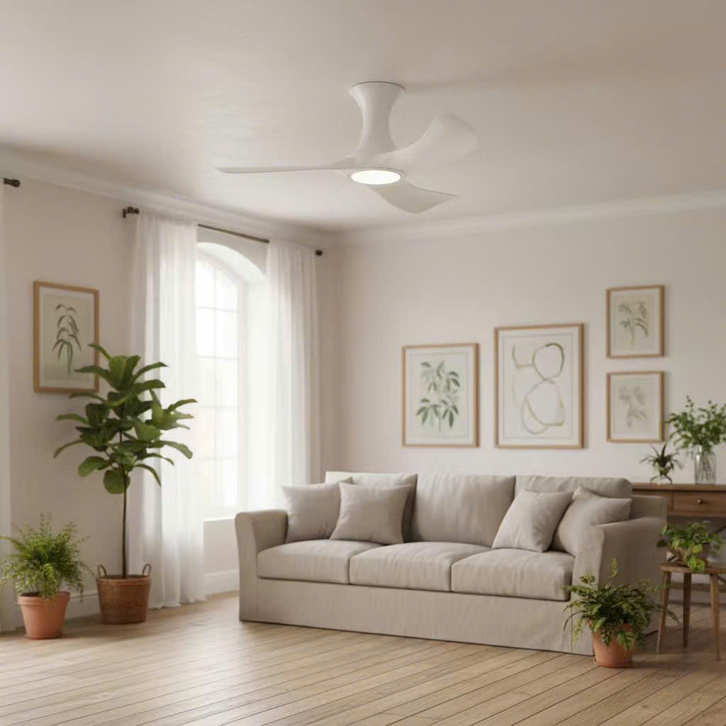 Quạt trần thông minh tích hợp đèn 48 inch, kết nối Matter