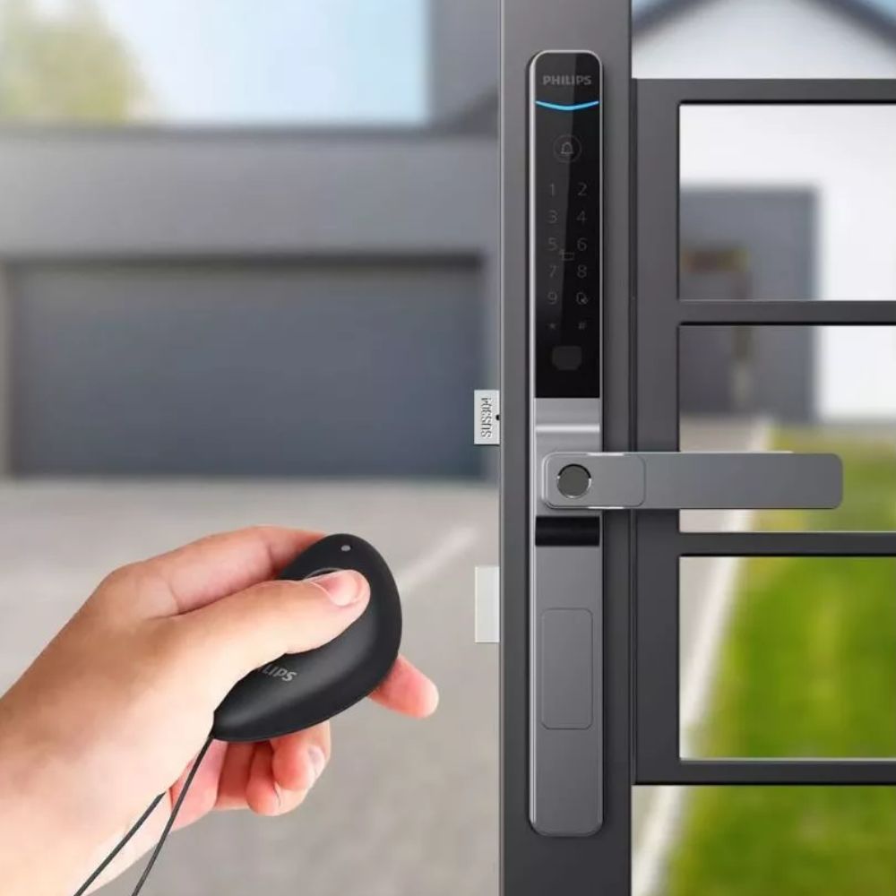Khóa vân tay cửa nhôm kính Philips DDL611