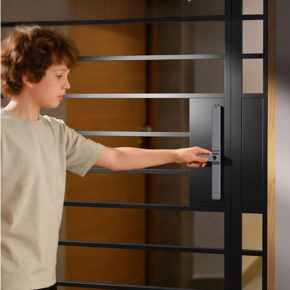Khóa vân tay cửa nhôm kính Philips DDL611