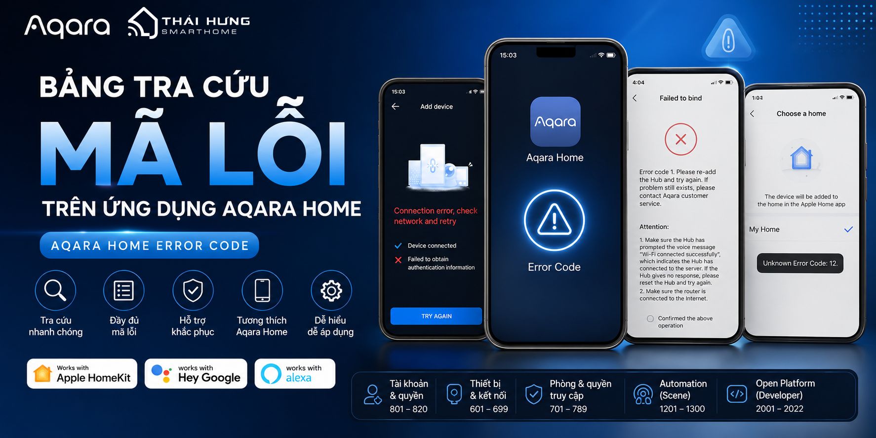 Aqara Home Error Code