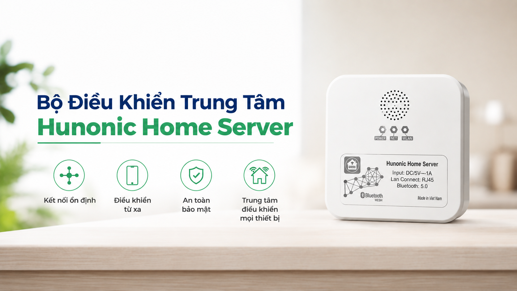 Bộ Điều Khiển Trung Tâm Hunonic Home Server