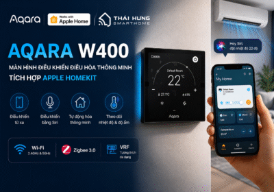 Aqara W400 tích hợp điều khiển trên Apple Homekit