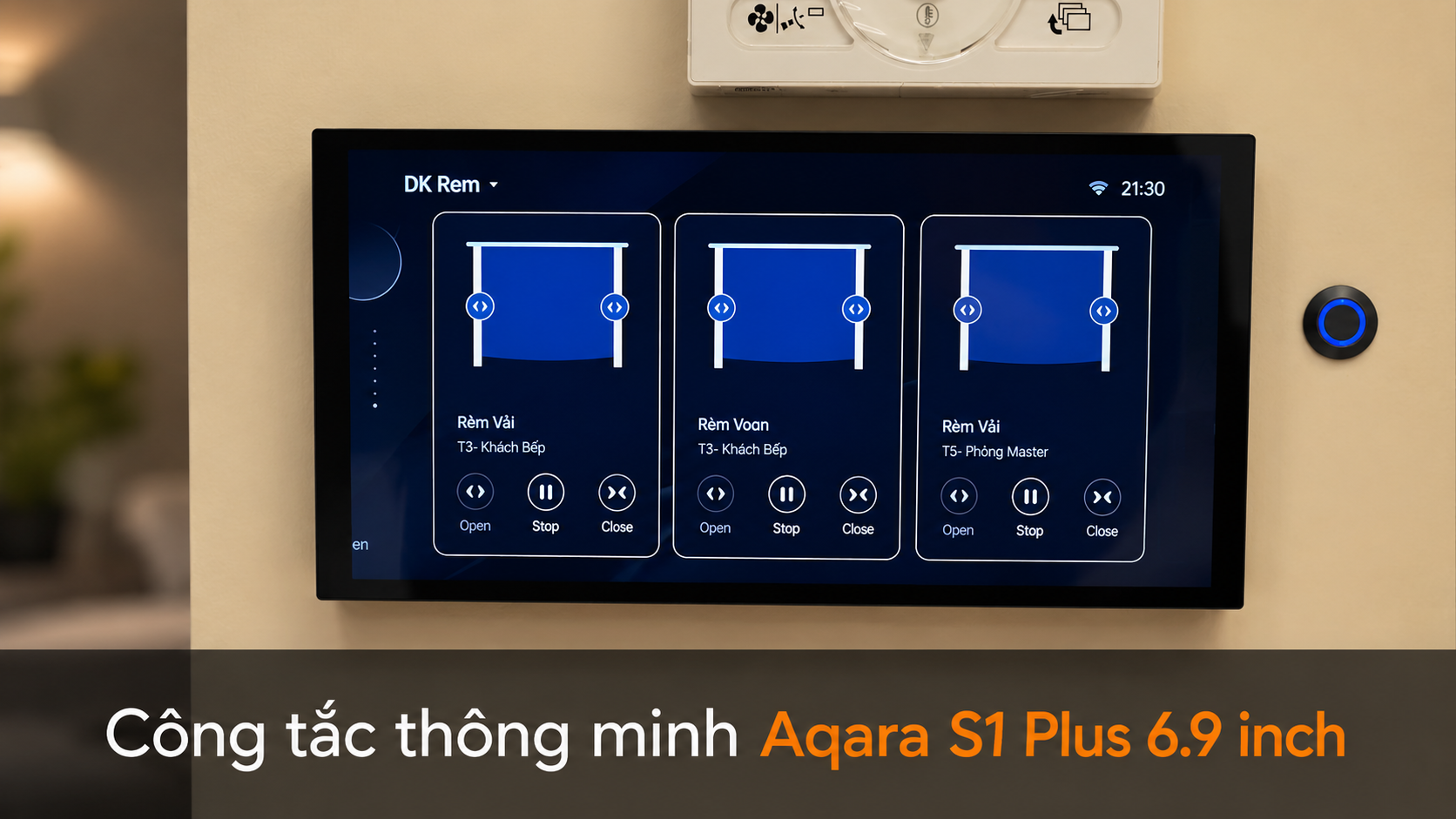 Công tắc thông minh Aqara S1 Plus
