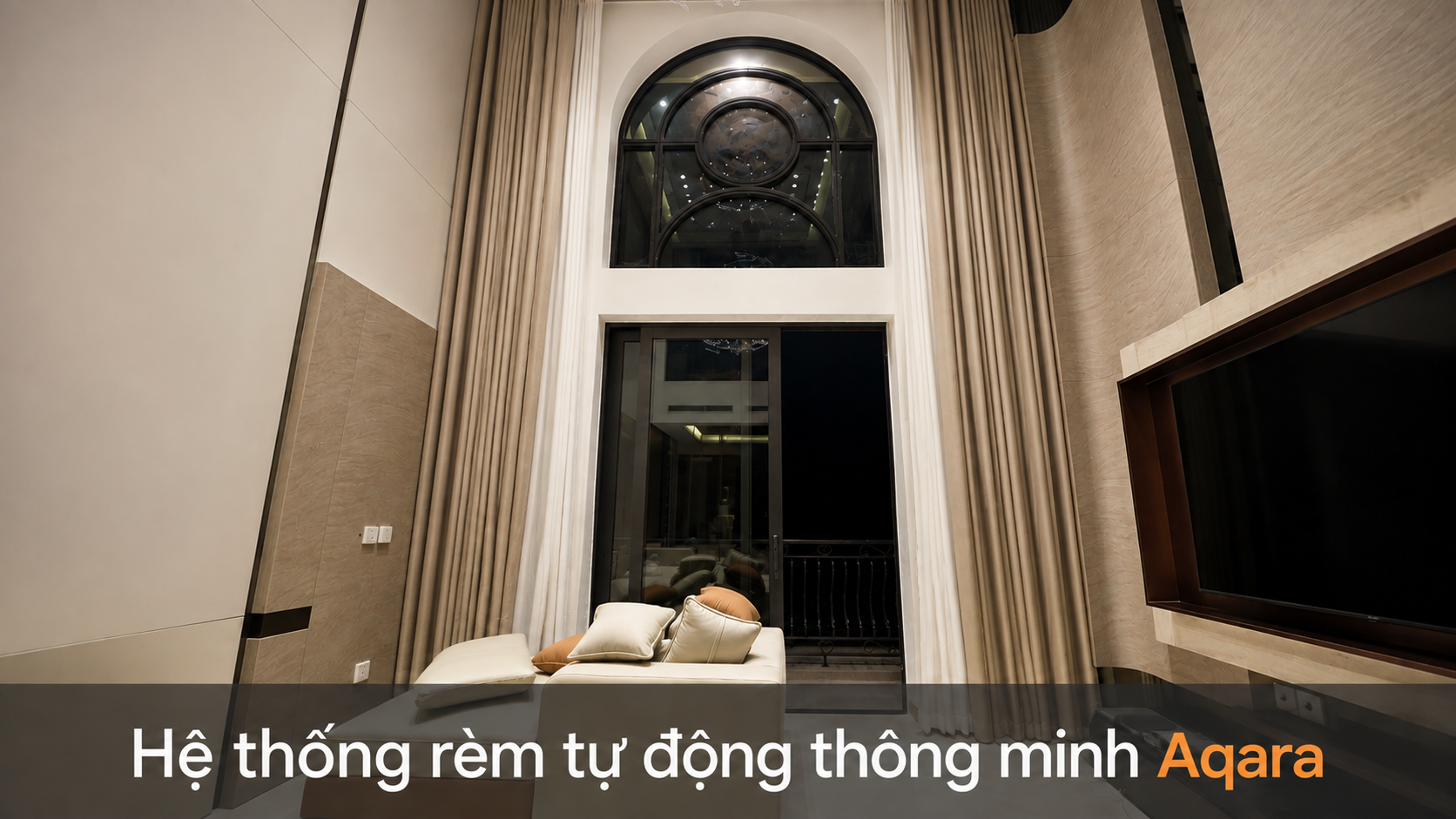 Rèm tự động Aqara