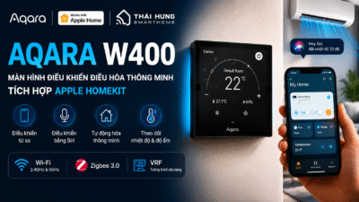 Aqara W400 tích hợp điều khiển trên Apple Homekit