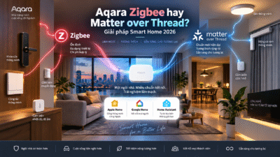Aqara Matter over Thread và Zigbee cho Smart Home 2026