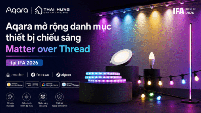 Aqara mở rộng chiếu sáng thông minh tại IFA 2026